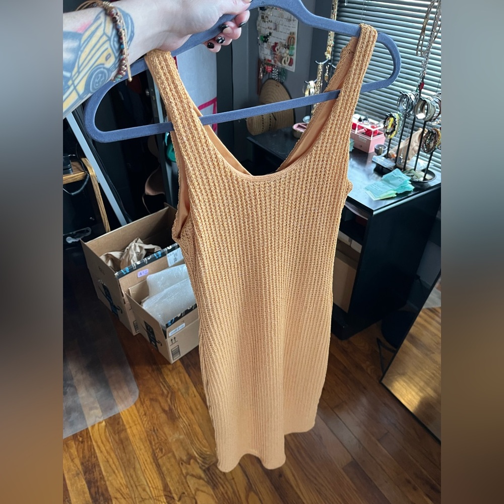 Gilli Peachy Tan Knit Tank Dress - Picture 10 of 12